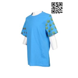 T560 數碼印刷 小童TEE 訂造兒童tee 設計絲印t-shirt款式  自製特別款式  來樣訂做t-shirt  T恤批發商    天藍色 T560 數碼印刷 小童TEE 訂造兒童tee 設計絲印t-shirt款式  自製特別款式  來樣訂做t-shirt  T恤批發商    天藍色